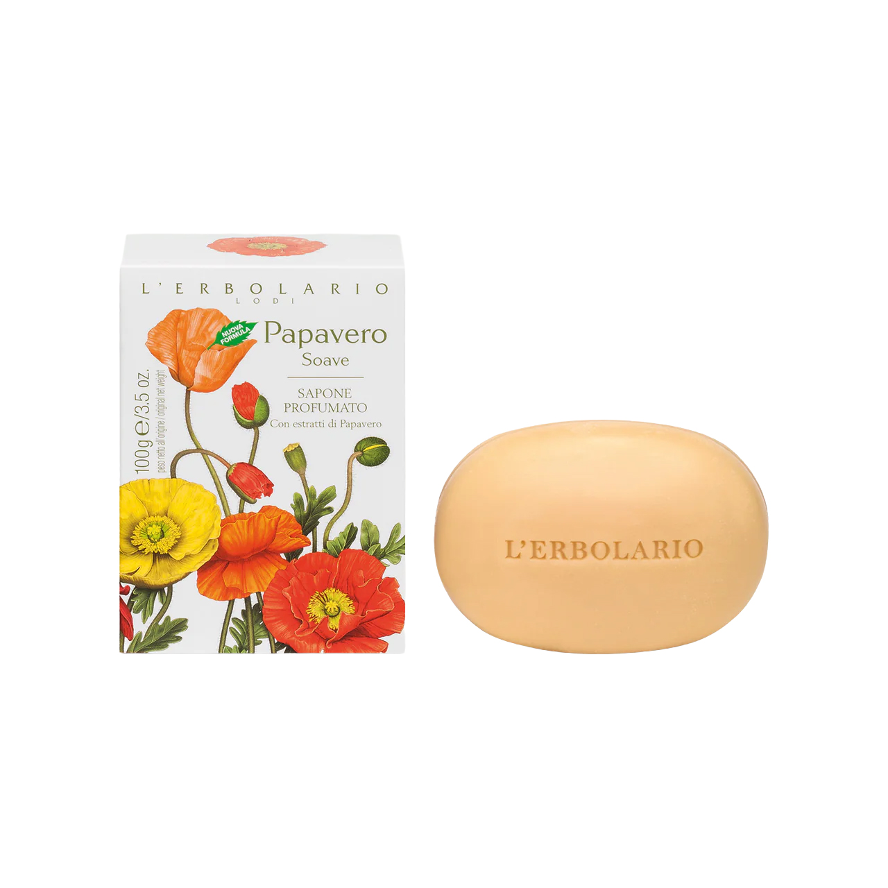 Sapone-Papavero-Soave-100Gr-L'Erbolario