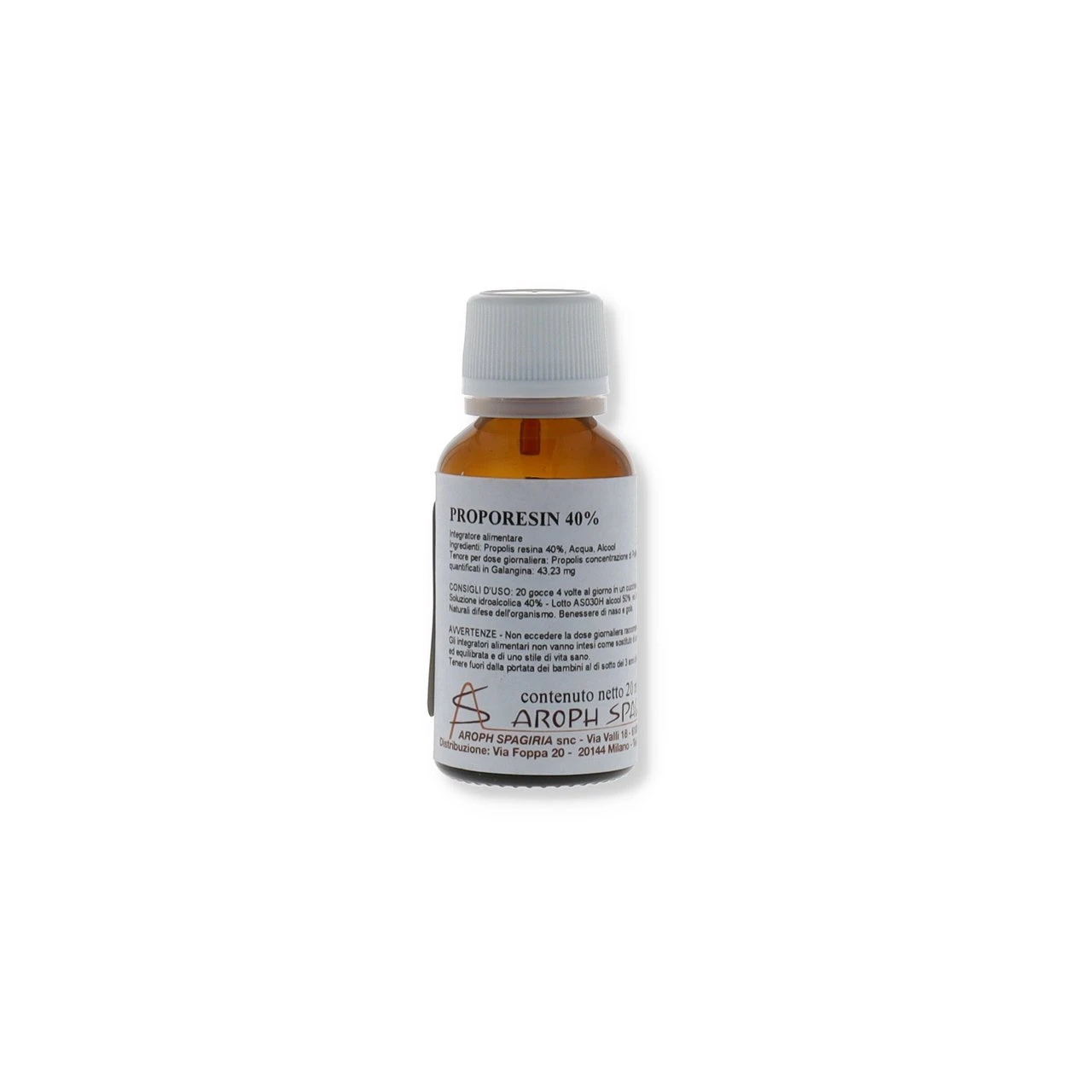 Integratore-alimentare-Proporesin-estratto-di-propoli-20ml-Aroph-Spagiria