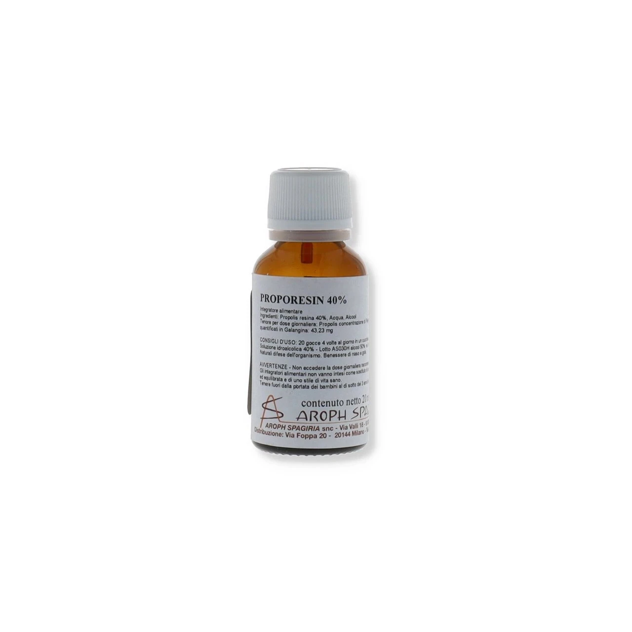 Integratore-alimentare-Proporesin-estratto-di-propoli-20ml-Aroph-Spagiria