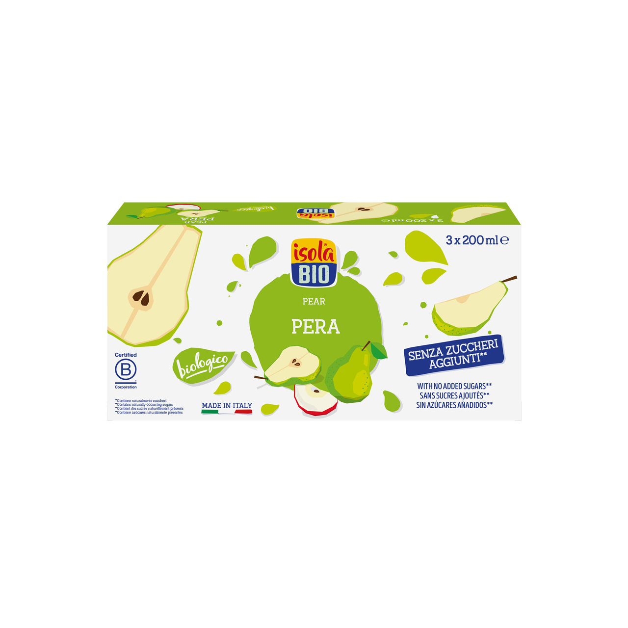 Nettare-di-pera-3x200ml-Isola-bio