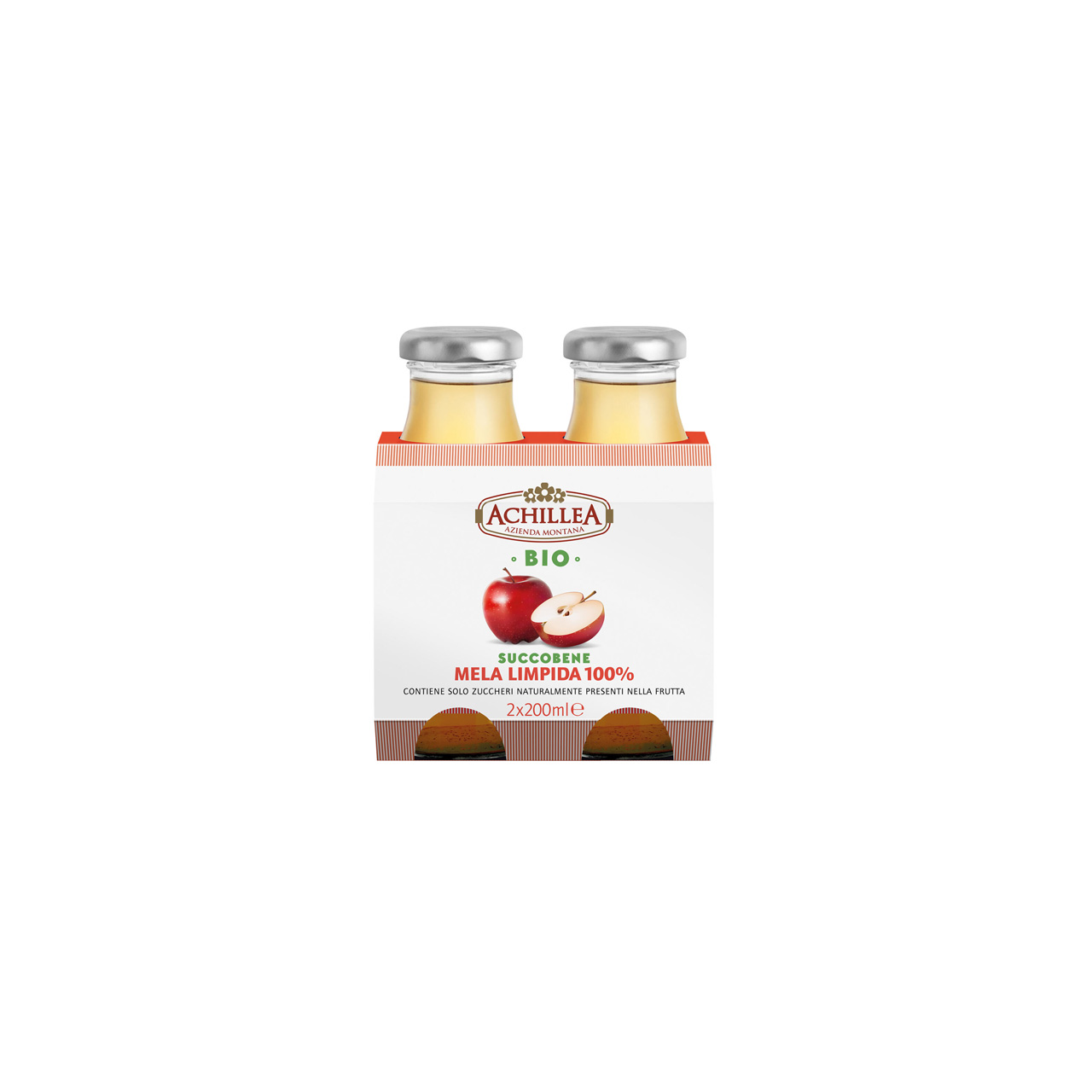 Succo-puro-limpido-di-mela-2x200Ml-Achillea