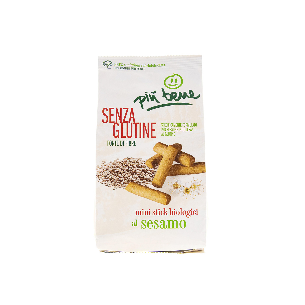 Mini-stick-al-sesamo-senza-glutine-180Gr.-Più-bene