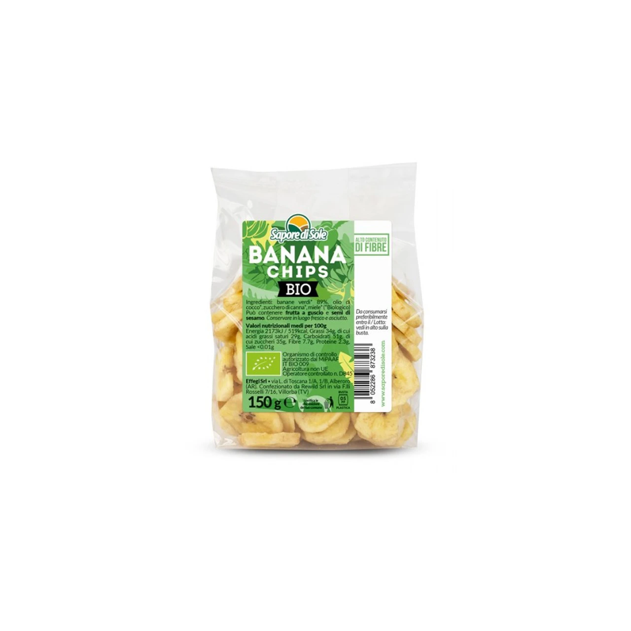 Banana-chips-150gr-Sapore-di-Sole