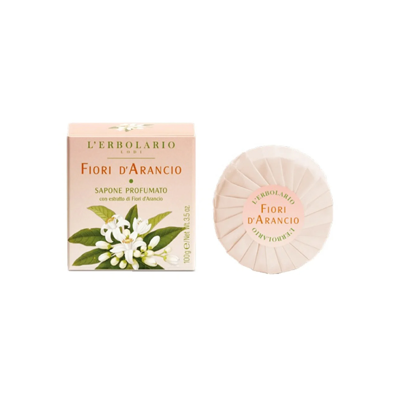 Sapone-profumato-Fiori-d'Arancio-100gr-l'erbolaio