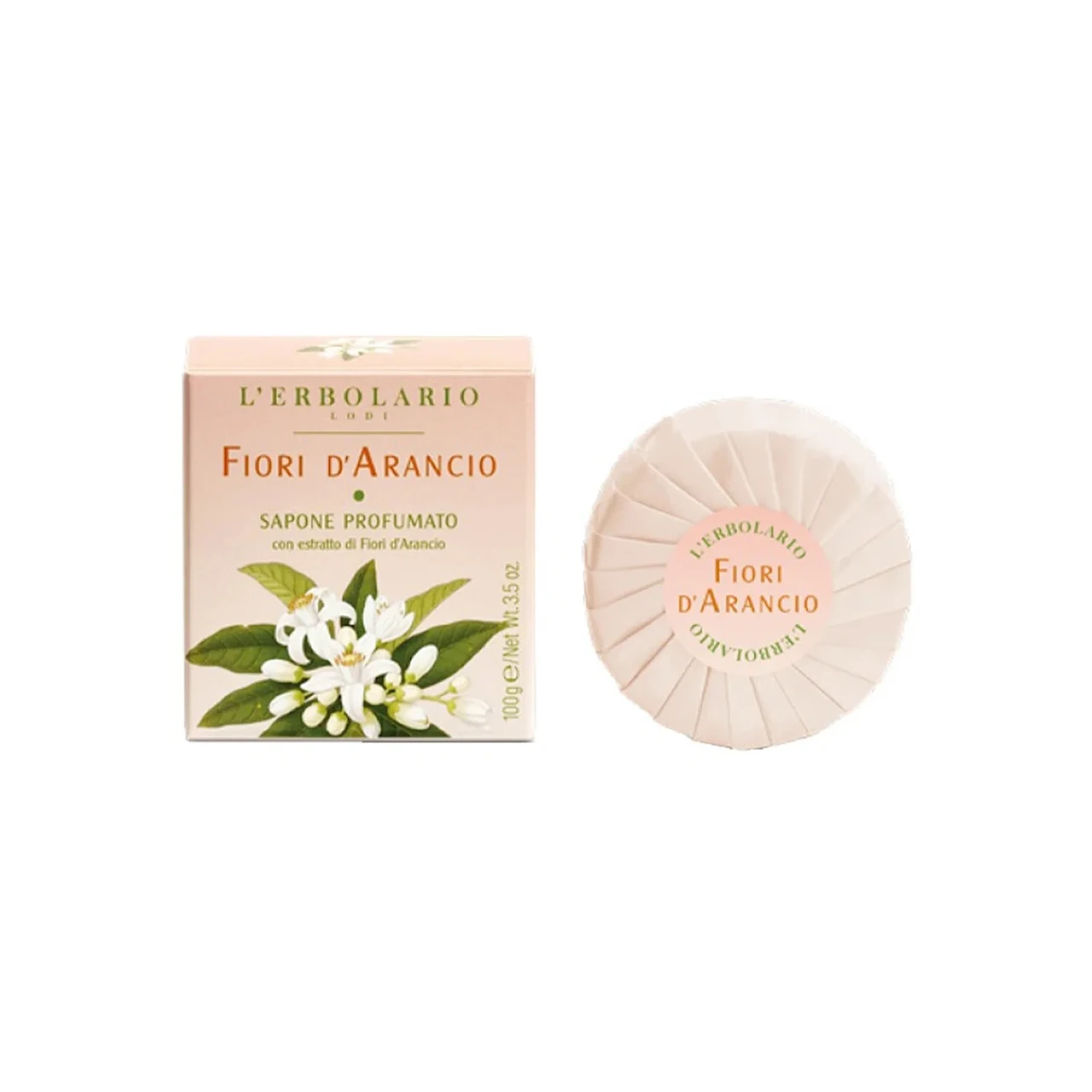 Sapone-profumato-Fiori-d'Arancio-100gr-l'erbolaio