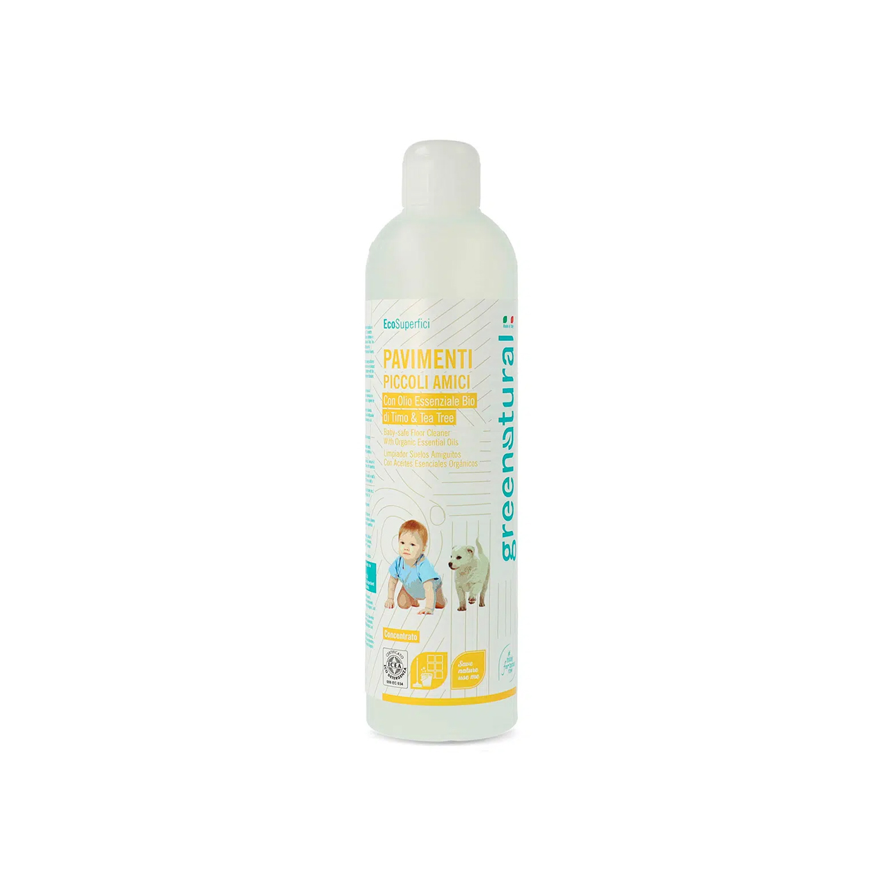 Detergente-pavimenti-timo-tea-tree-e-lavanda-500ml-Green-Natural