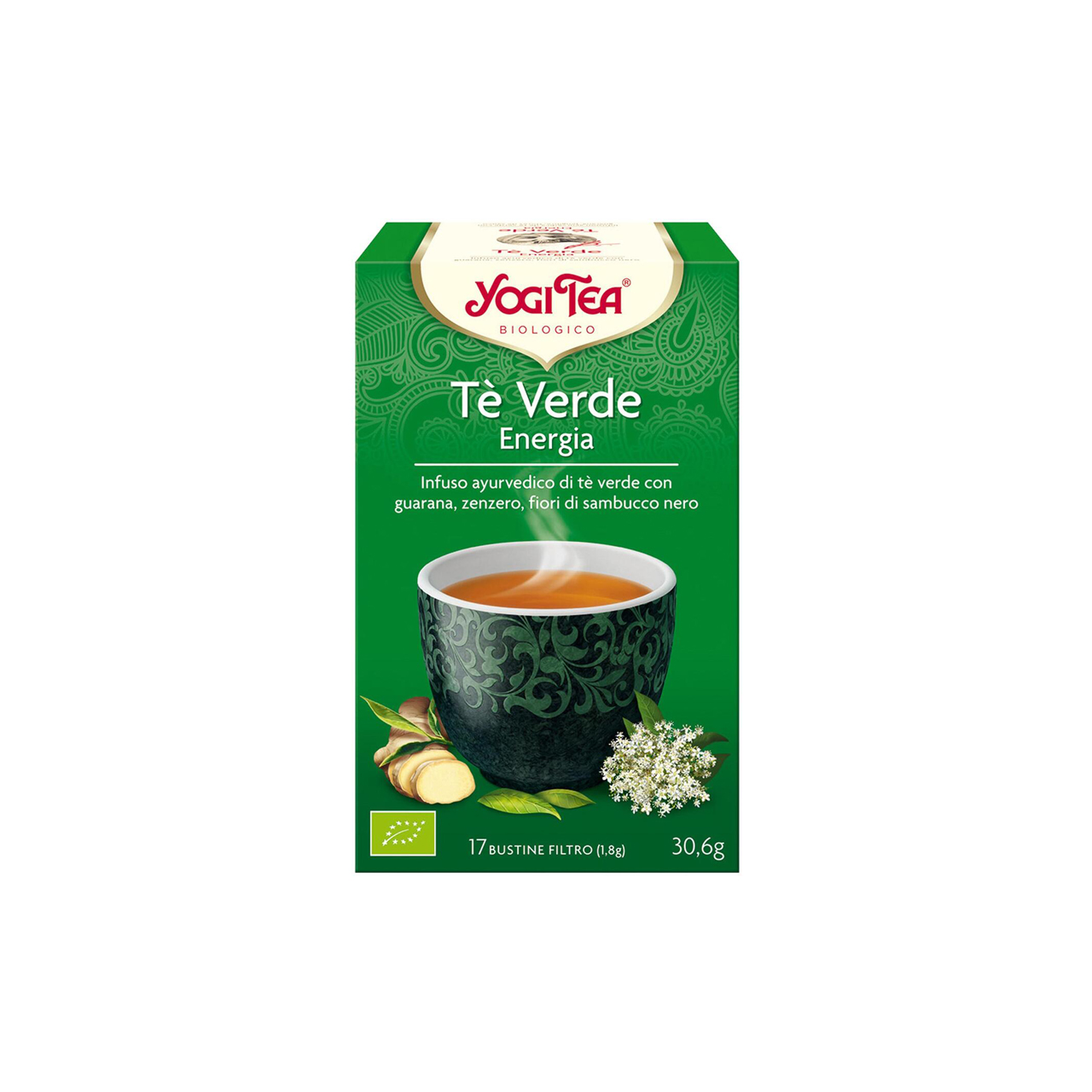 Infuso-Tè-Verde-Energia-Ayurvedico-30,6gr-Yogi-Tea