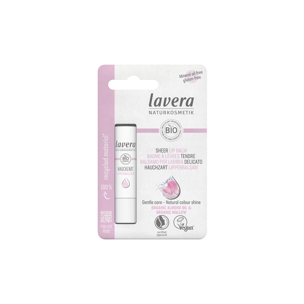 Balsamo-labbra---pearly-pink-4,5Gr-Lavera