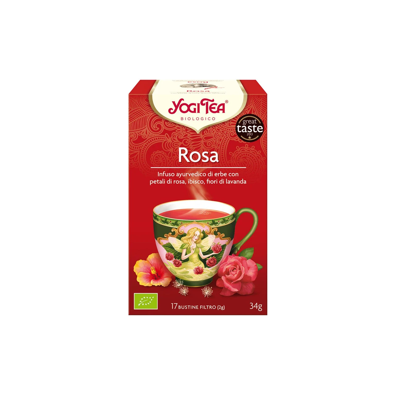 Infuso-Rosa-Ayurvedico-34gr-Yogi-Tea