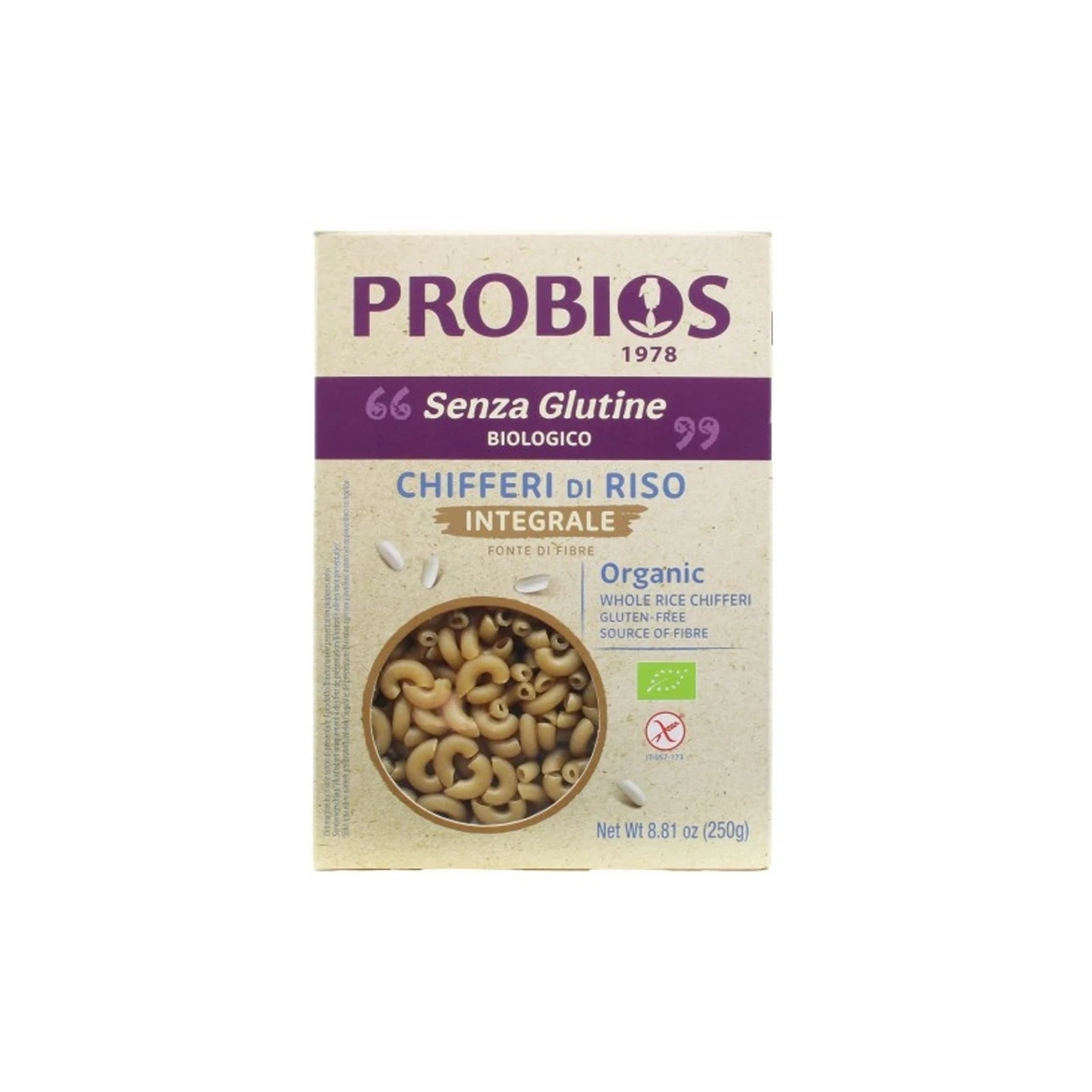 Chifferi-pasta-di-Riso-Integrale-250Gr-probios