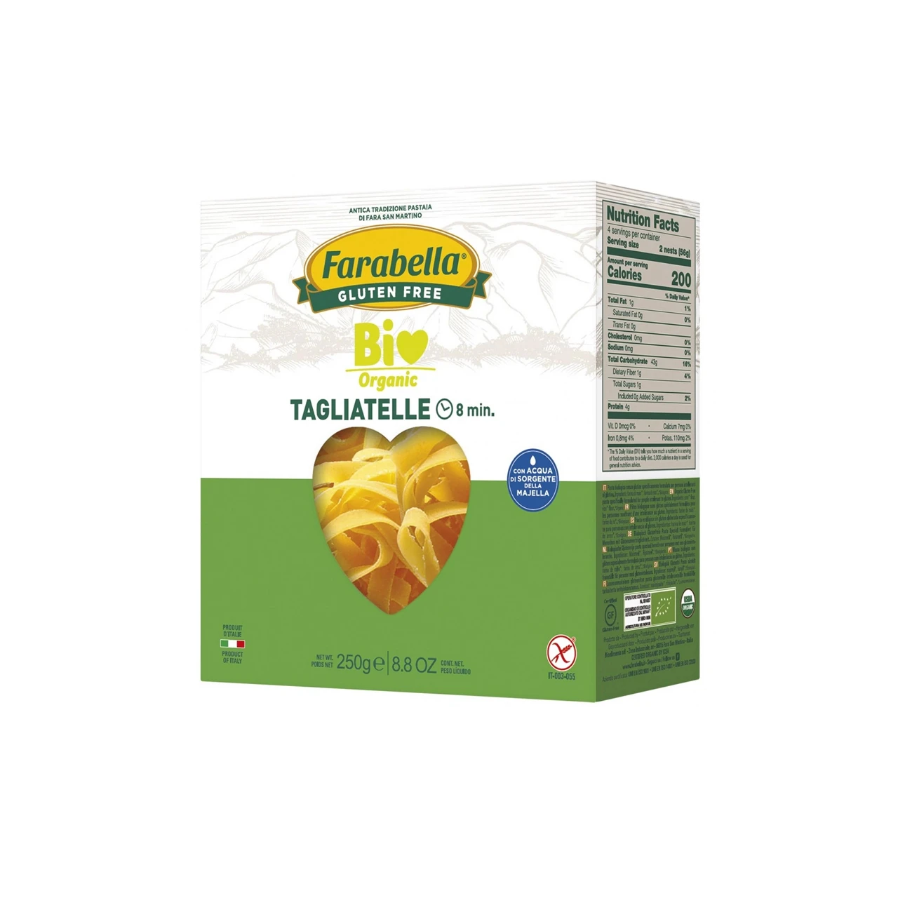 Tagliatelle-Mais-e-Riso-250Gr-Farabella