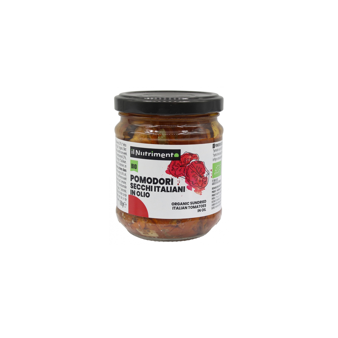 Pomodori-secchi-italiani-sott'olio-190gr-Il-nutrimento
