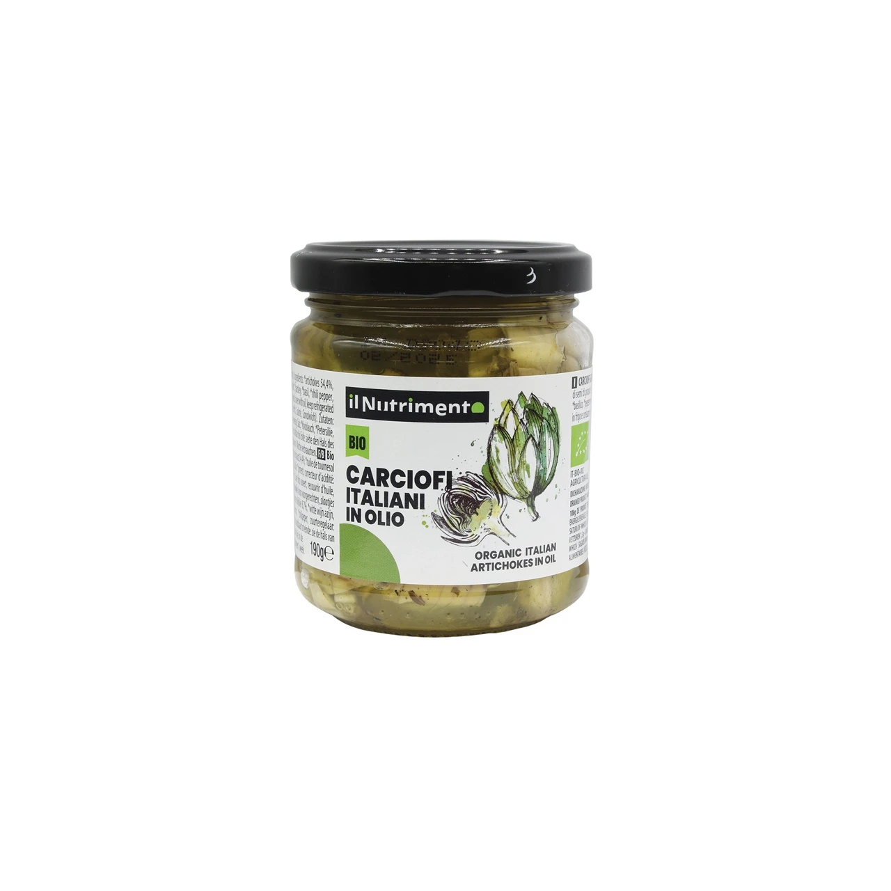 Carciofi-italiani-sott'olio-190gr-Il-nutrimento