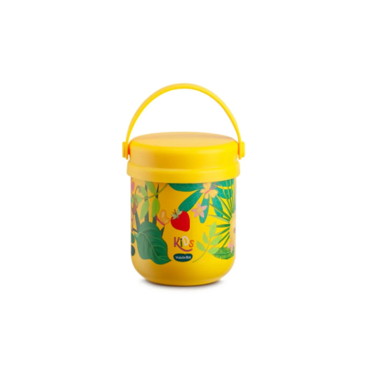 Kids-snack-box-porta-merenda-in-acciaio-inox-giallo-300ml-Neavita