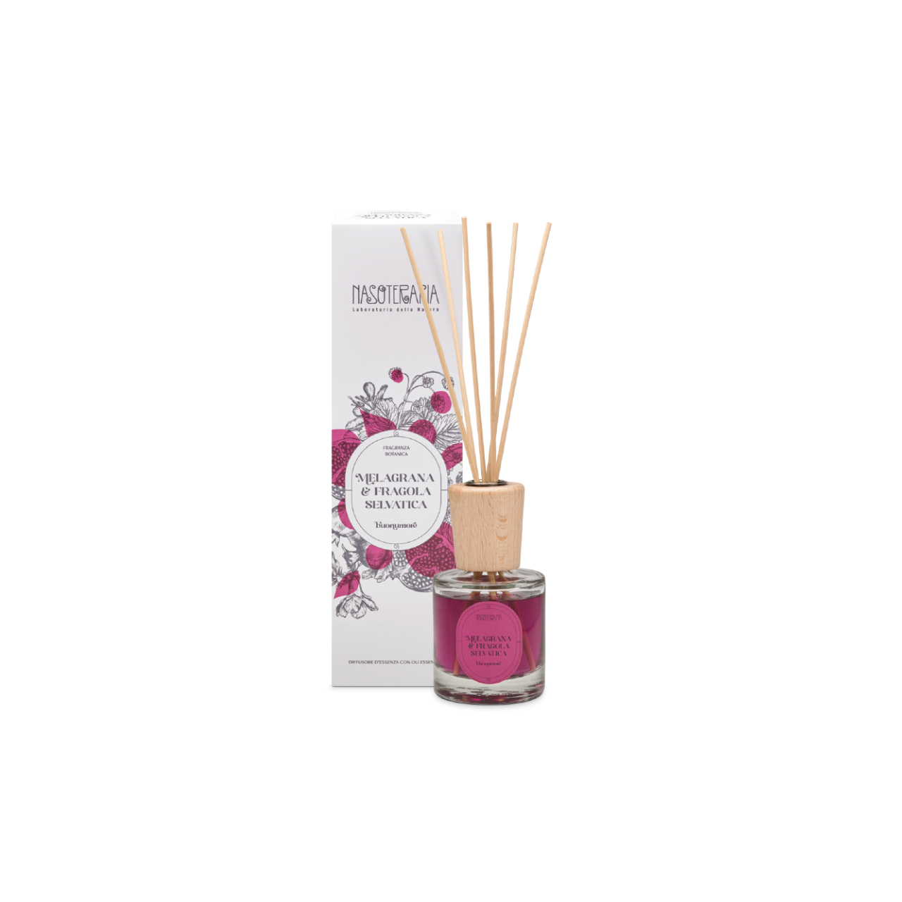 Diffusore-a-bastoncini-melagrana-e-fragola-selvatica-100ml-Nasoterapia