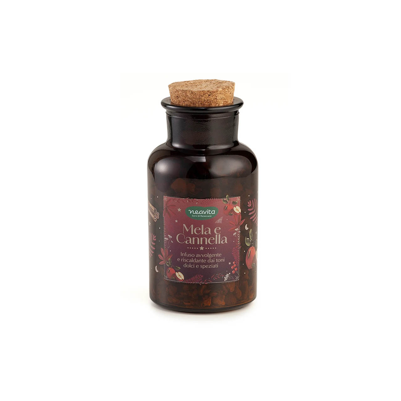 Infuso-mela-e-cannella-barattolo-in-vetro-Neavita