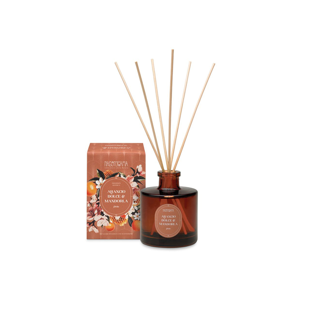 Diffusore-a-bastoncini-arancio-dolce-e-mandorla-500ml-Nasoterapia
