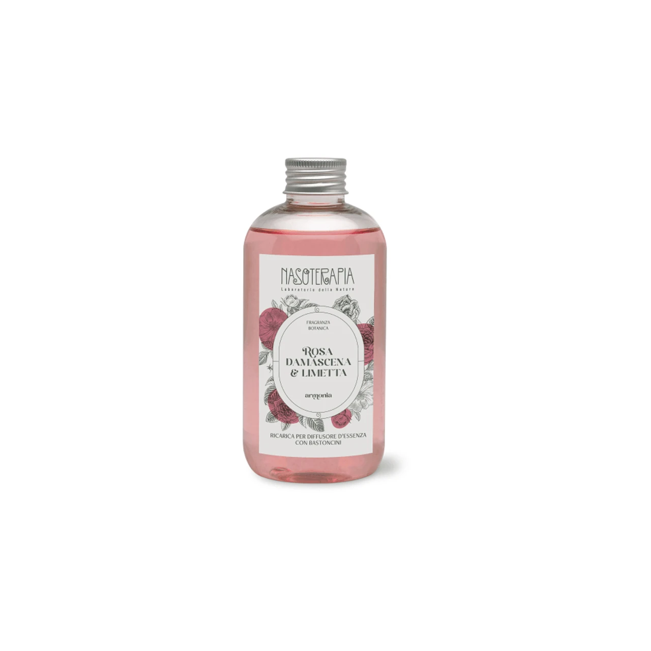 Ricarica-per-diffusore-a-bastoncini-rosa-damascena-e-limetta-250ml-Nasoterapia