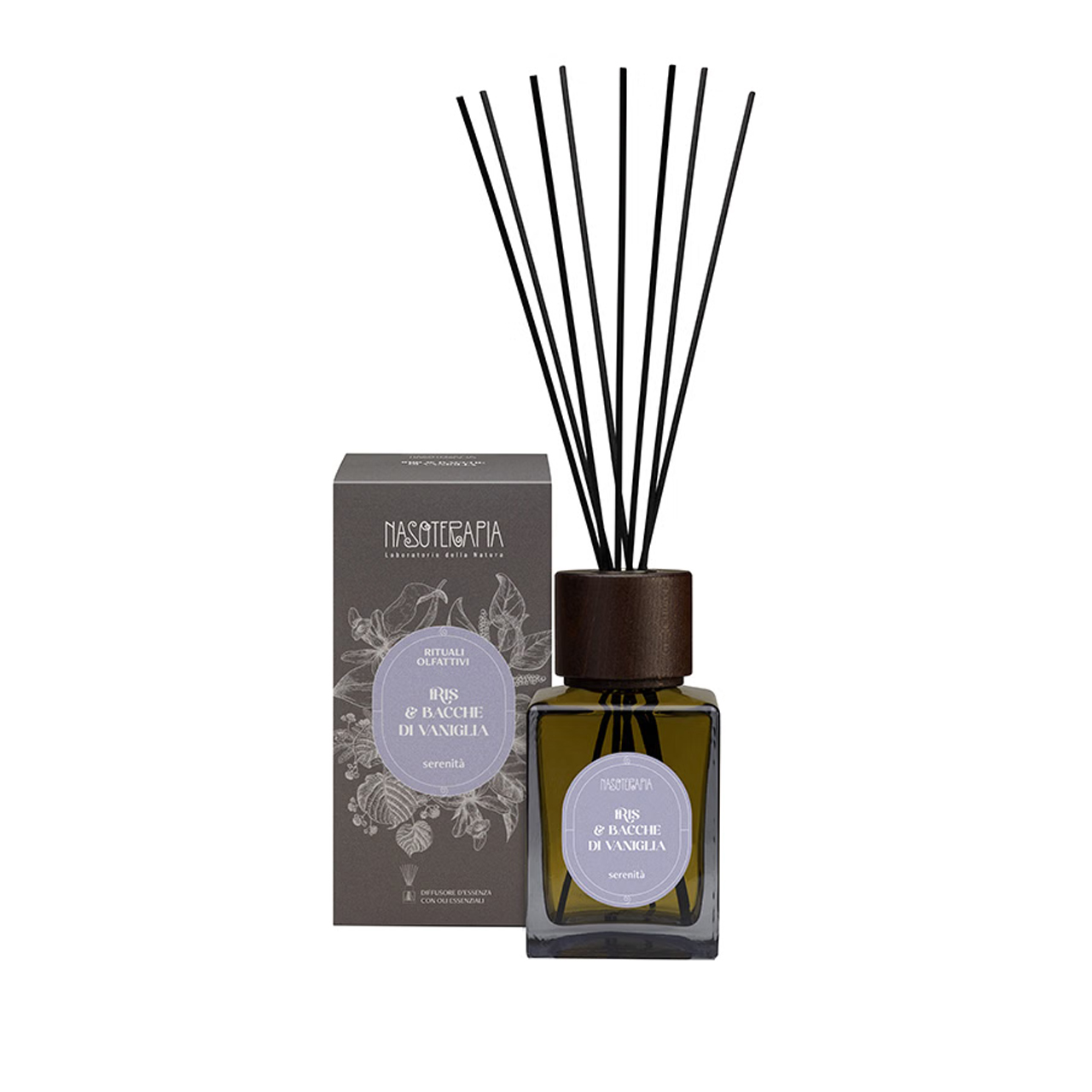Diffusore-a-bastoncini-iris-e-bacche-di-vaniglia-500ml-Nasoterapia