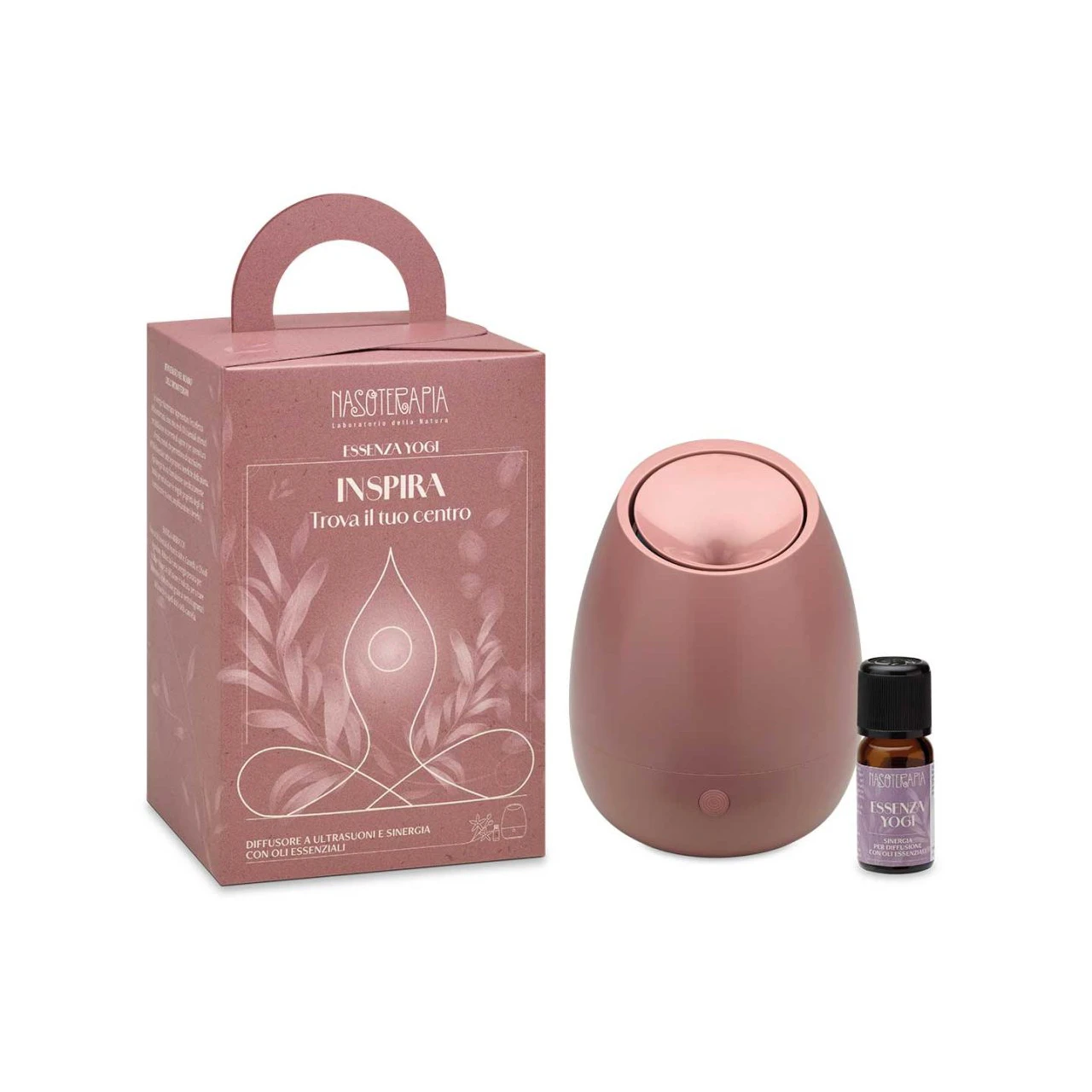 Kit-Essenza-Yogi Inspira-con-diffusore-ad-ultrasuoni-Loto-con-sinergia-5ml-Nasoterapia