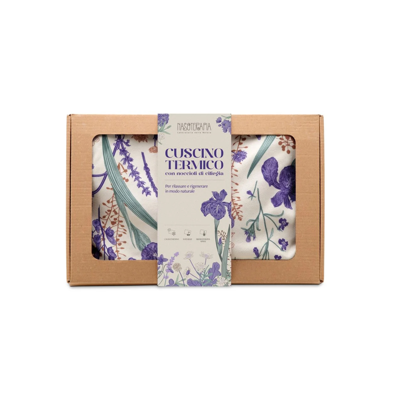 Cuscino-termico--con-noccioli-di-ciliegia-Lavanda-Nasoterapia