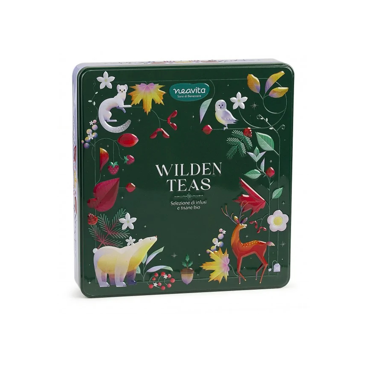 36-filtri-assortiti-in-cofanetto-di-latta-verde-Wiilden-Teas-Neavita