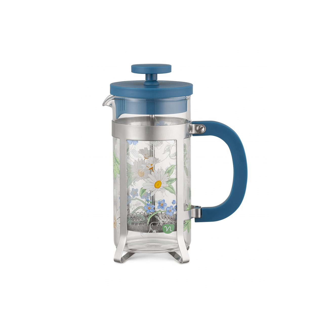 Tisaniera-a-stantuffo-Tea-Plunger-Herbarium-blu-350ml-Neavita