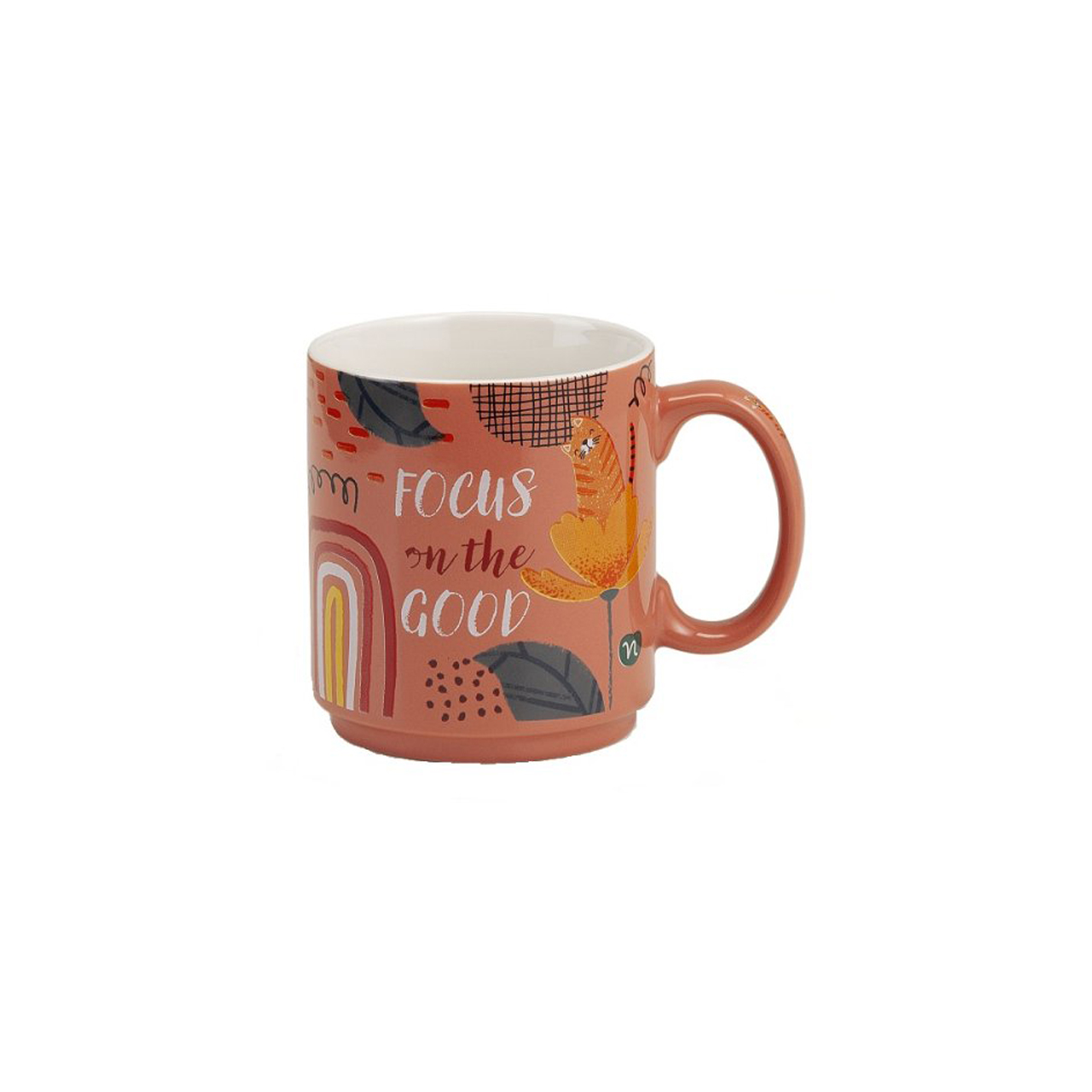 Tazza-mug-arancione-in-ceramica-PositiviTea-350ml-Neavita