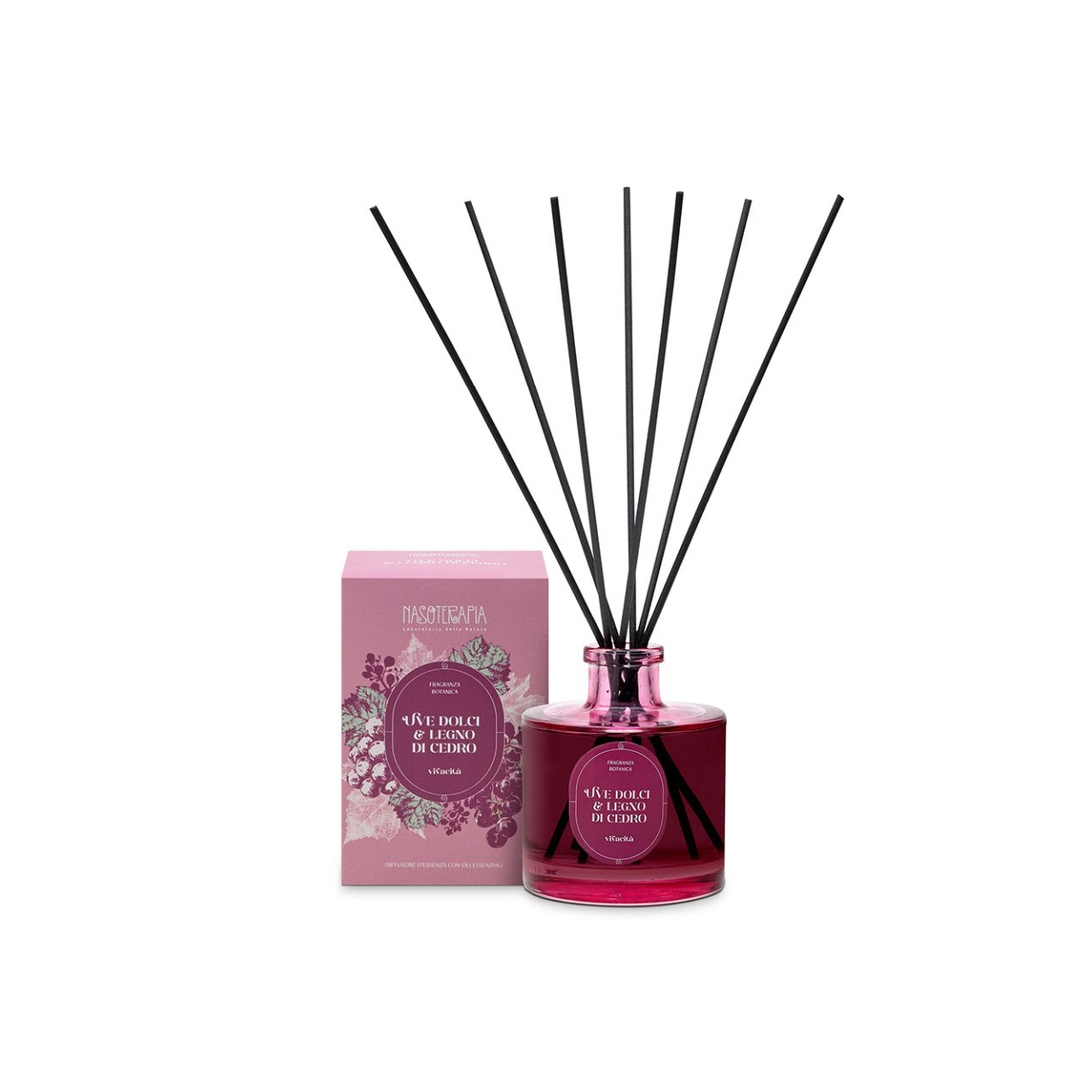 Diffusore-a-bastoncini-uve-dolci-e-legno-di-cedro-200ml-Nasoterapia