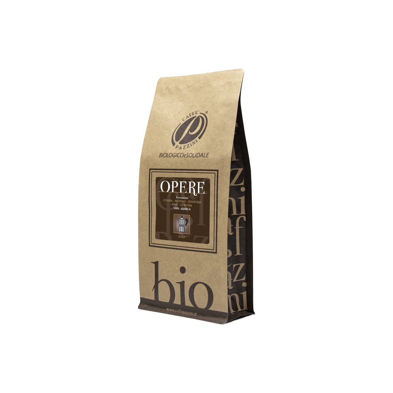 Caffè-Opere-Brown-250Gr-Caffè-Pazzini