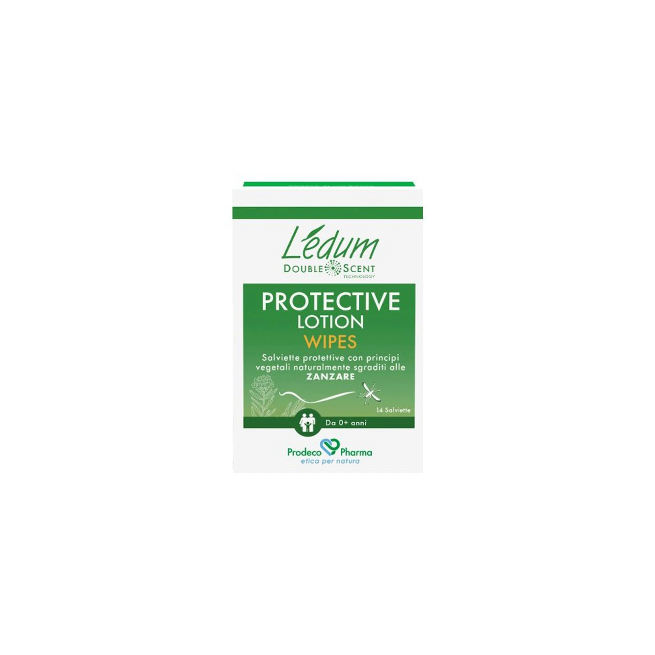 Ledum-DS-protective-lotion-wipes-14salviette-Prodeco-Pharma