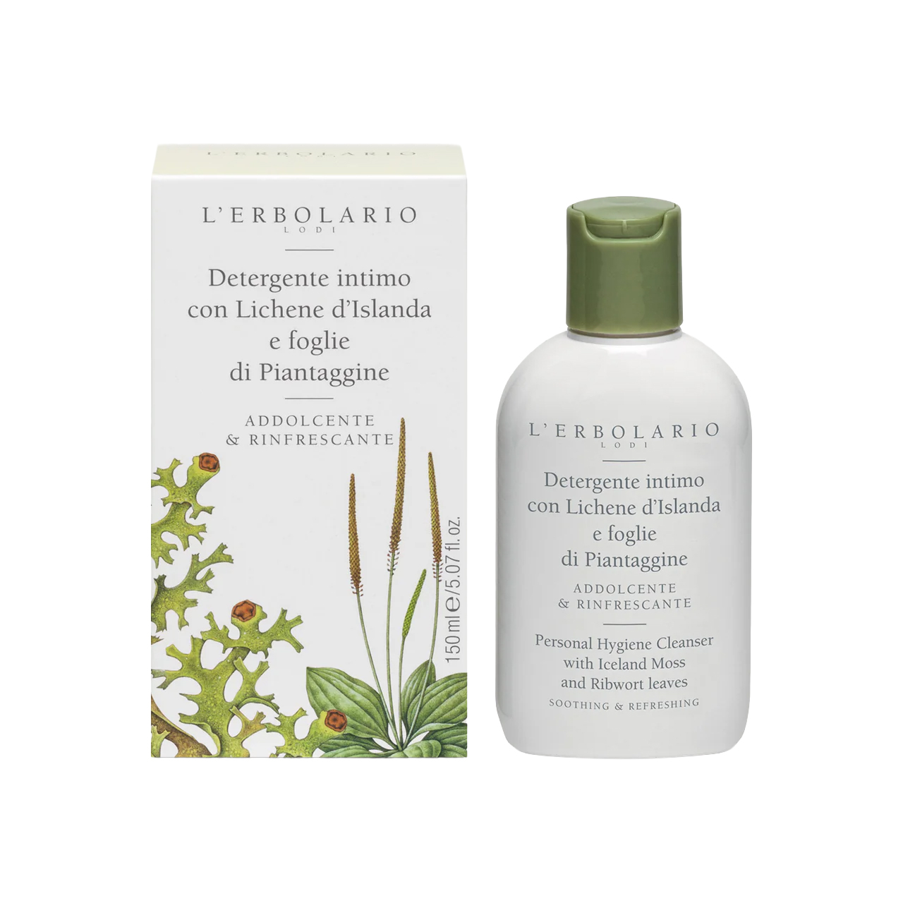detergente-intimo-lichene-islanda-foglie-piantaggine-150ml-lerbolario