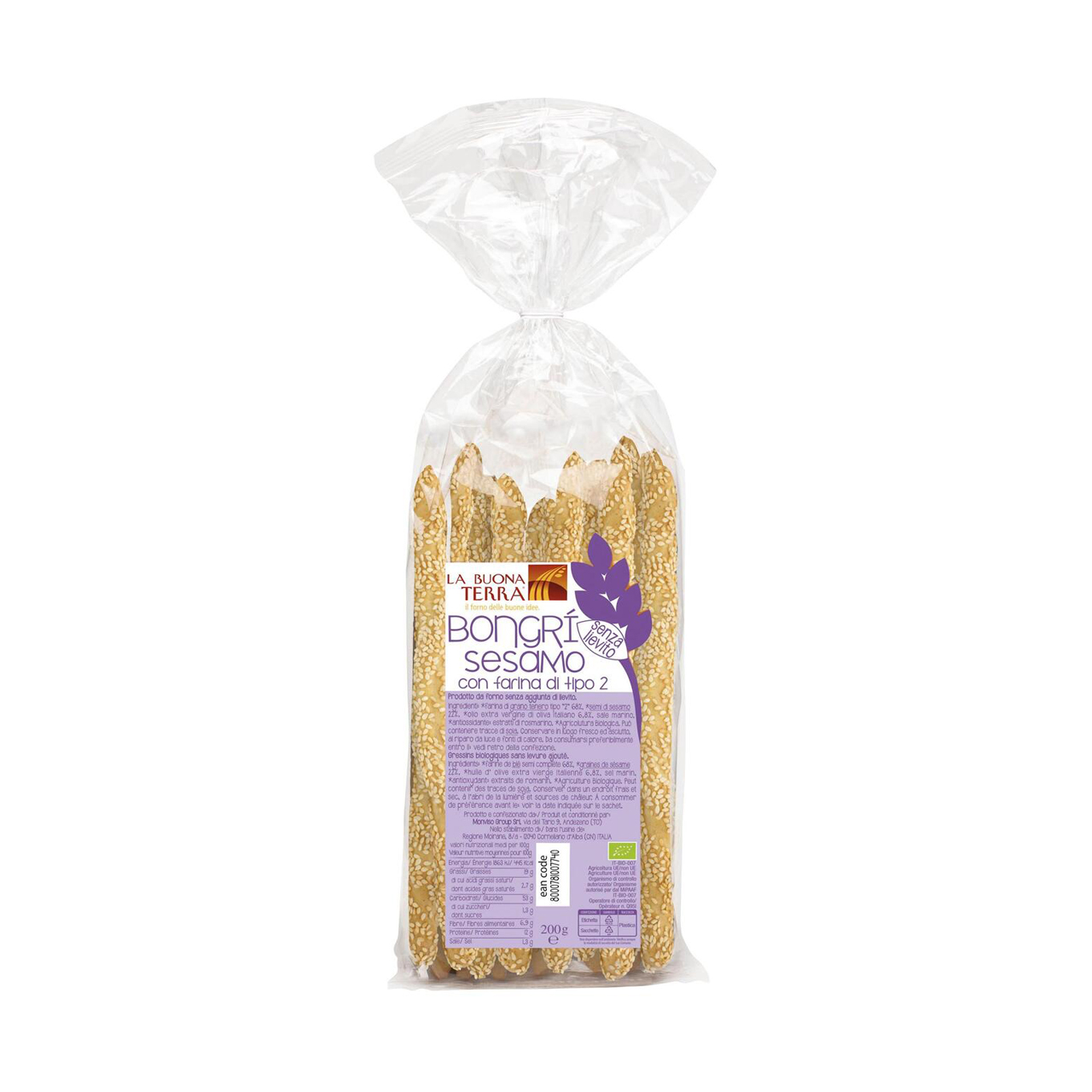 Bongrì-con-farina-tipo-2-ricoperti-di-sesamo-200Gr.-La-buona-terra