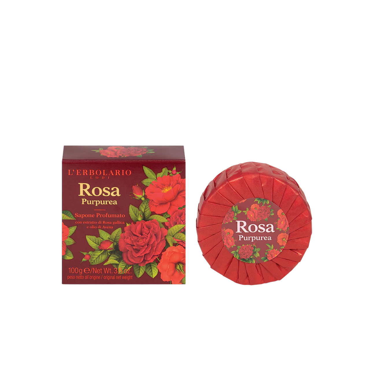 Sapone-Profumato-Rosa-Purpurea-100Gr-L'Erbolario
