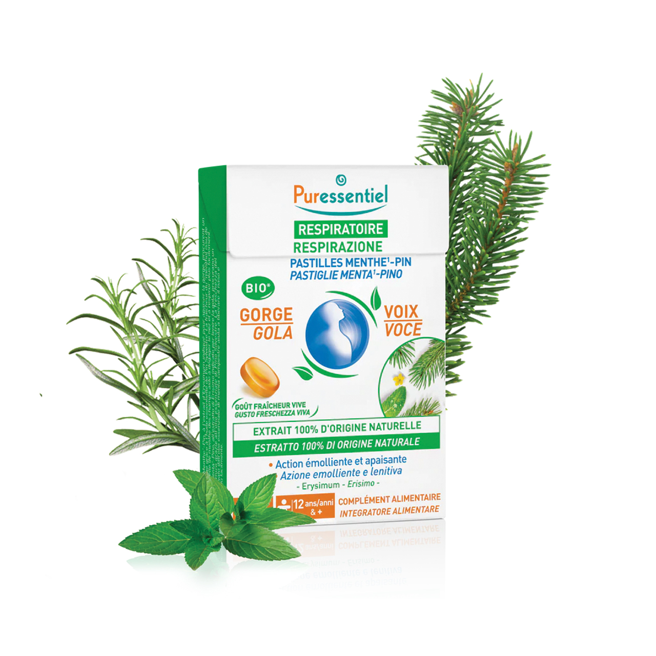 Pastiglie-Respirazione-Gola-Menta-e-Pino-28,8Gr-Puressentiel