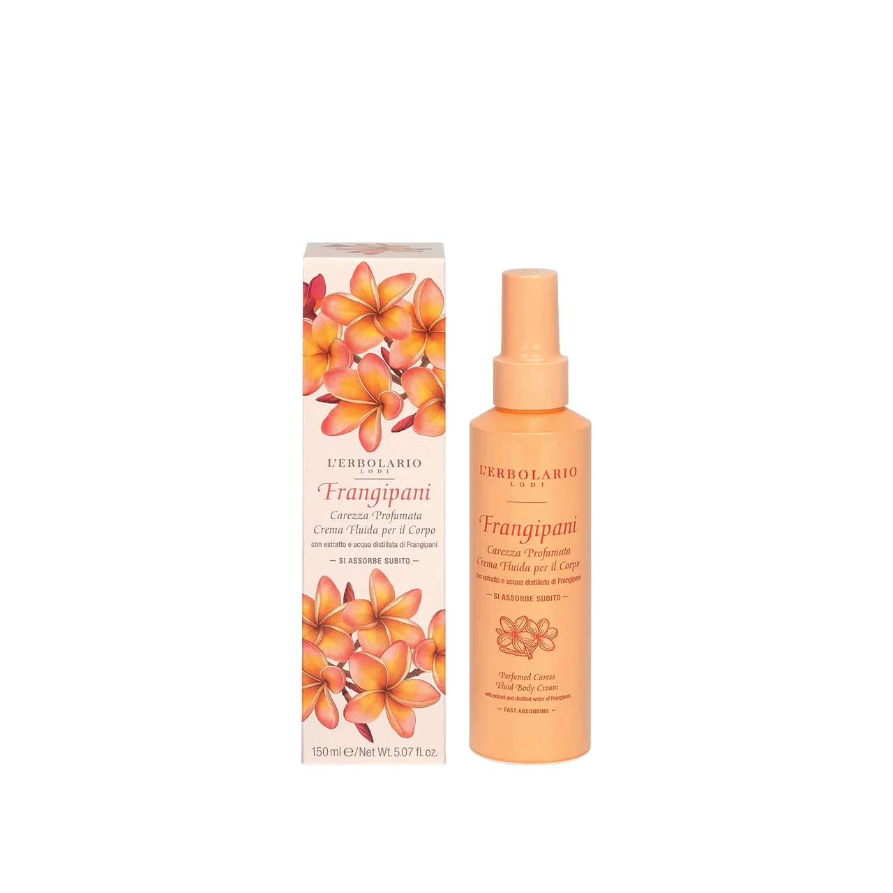 Crema-Profumata-Fluida-Carezza-Fangipani-150Ml-L'Erbolario