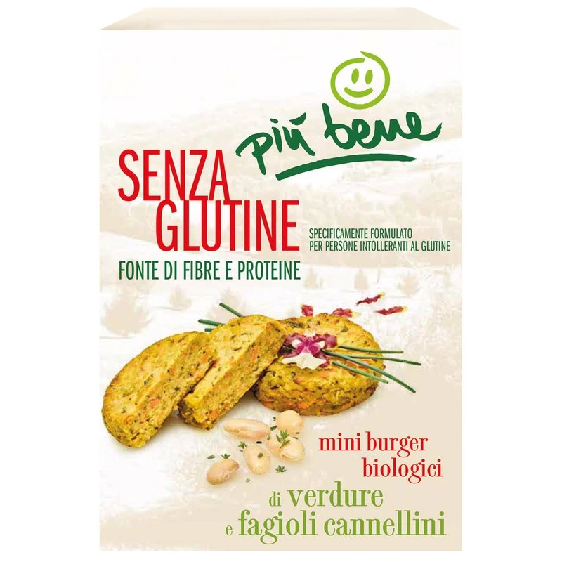 Mini-burger-verdure-e-fagioli-cannellini-140Gr.-Più-bene