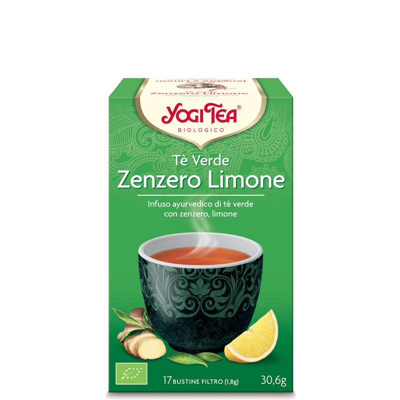 Tè-Verde-Zenzero-Limone-Ayurvedico-30,6gr-Yogi-Tea-