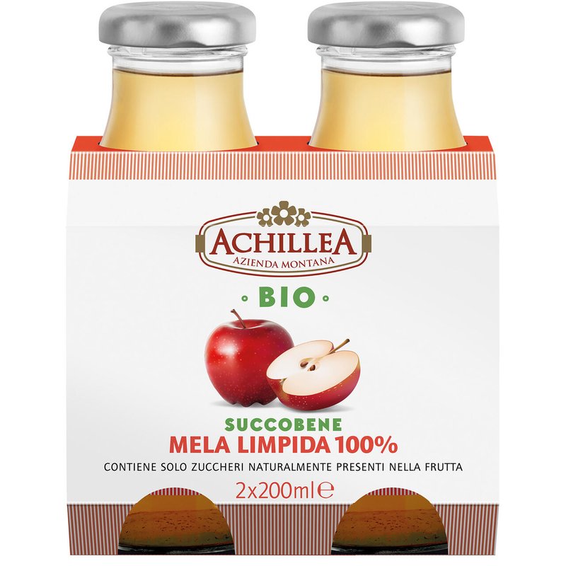 Succo-puro-limpido-di-mela-2x200Ml-Achillea