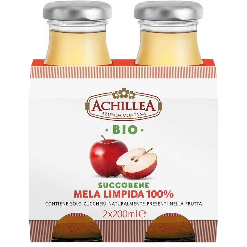 Succo-puro-limpido-di-mela-2x200Ml-Achillea