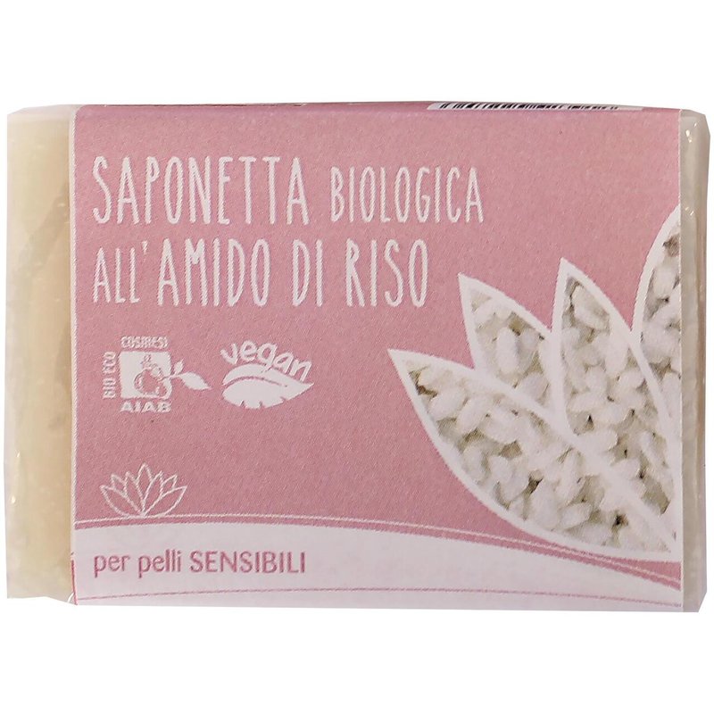 Saponetta-all'amido-di-riso-100Gr-Fior-di-loto