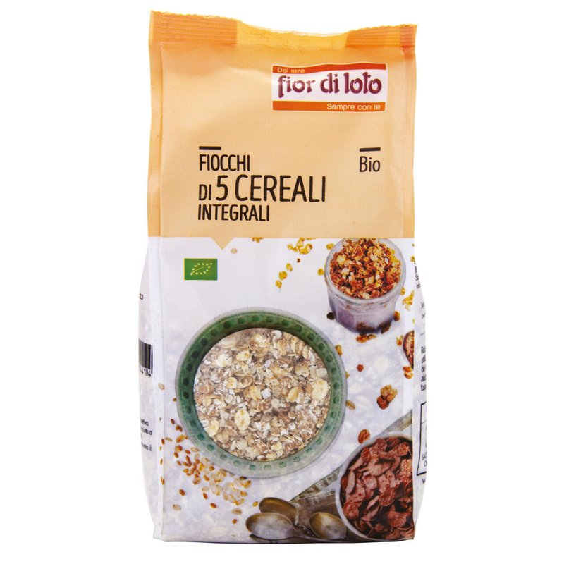 Fiocchi-5-cereali-integrali-500Gr-Fior-di-loto
