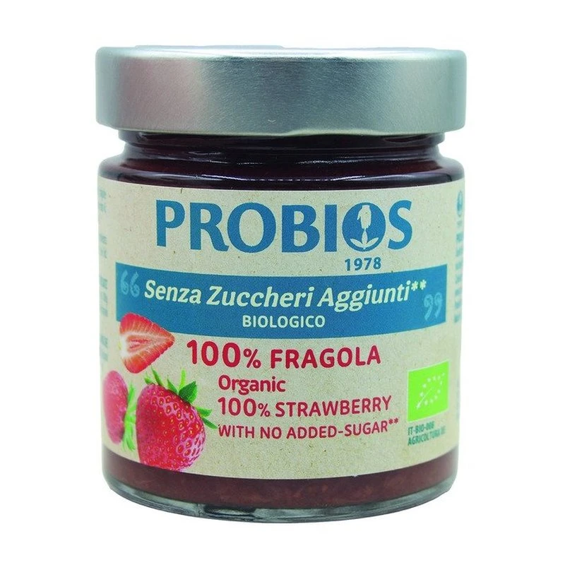 Composta-100%-Fragole-Senza-Zuccheri-Aggiunti-215Gr-Probios