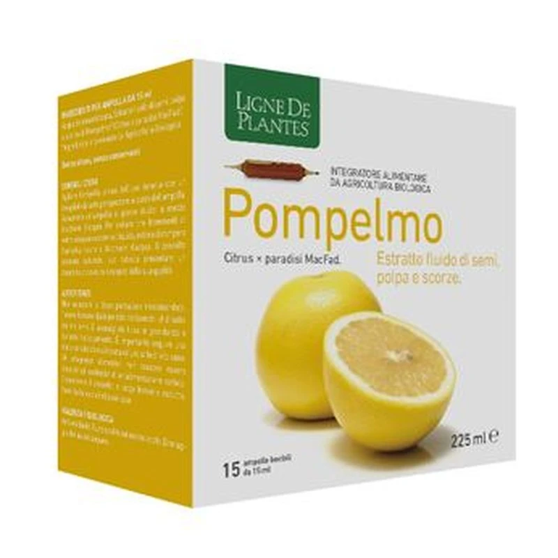 Pompelmo-Semi-Bio-Ampolle-15Ml-Ligne-de-Plantes