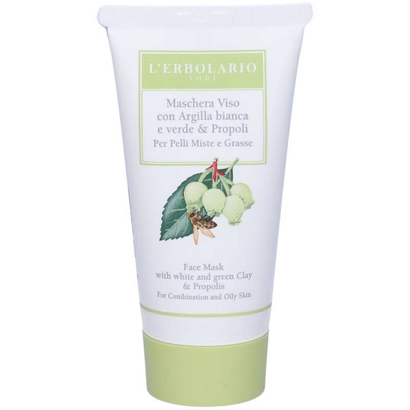 Maschera-Viso-Argilla-e-Propoli-50Ml-L'Erbolario