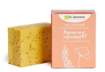 bio-sapone-papavero-e-cipresso-100gr-la-saponaria