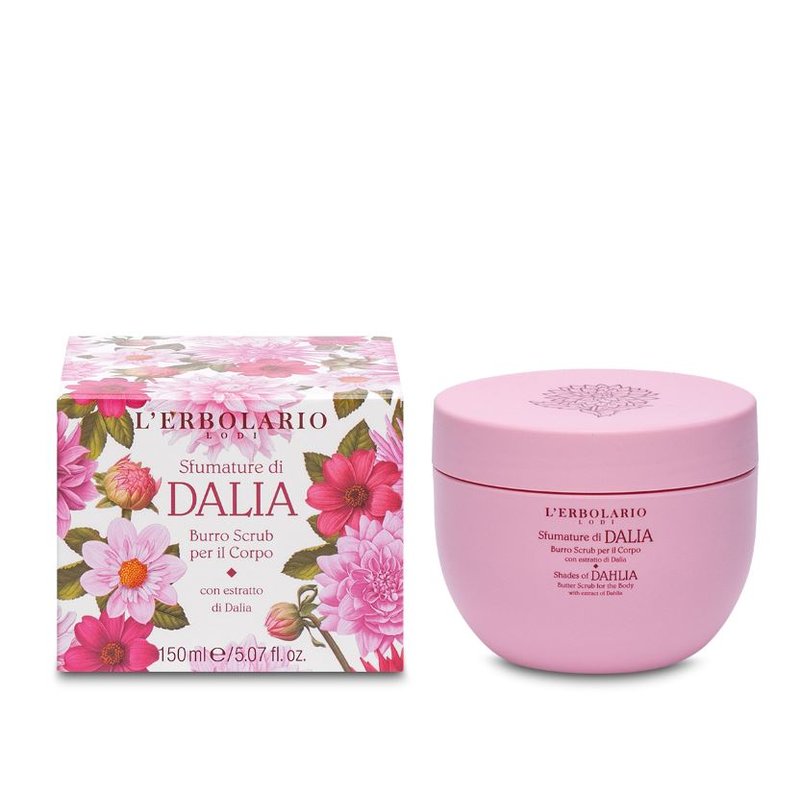 Burro-Scrub-Corpo-Sfumature-di-Dalia-150Ml-L'Erbolario