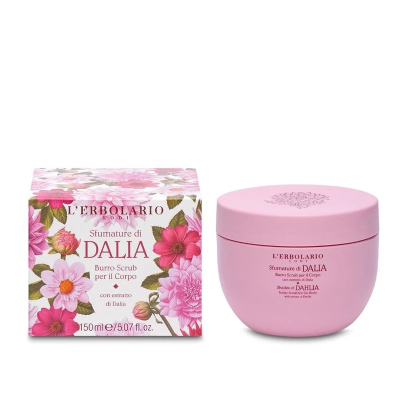 Burro-Scrub-Corpo-Sfumature-di-Dalia-150Ml-L'Erbolario