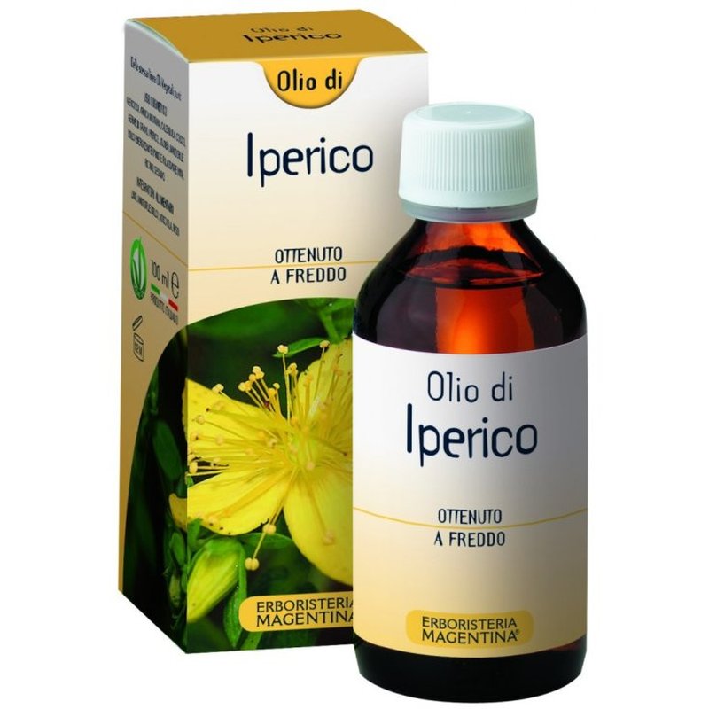 Iperico-Olio-Vegetale-100Ml-Erboristeria-Magentina