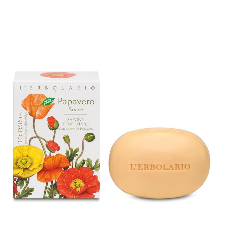 Sapone-Papavero-Soave-100Gr-L'Erbolario